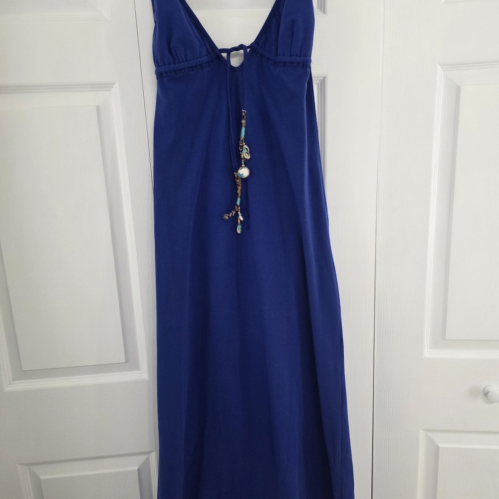 Elegant Blue Maxi Dress